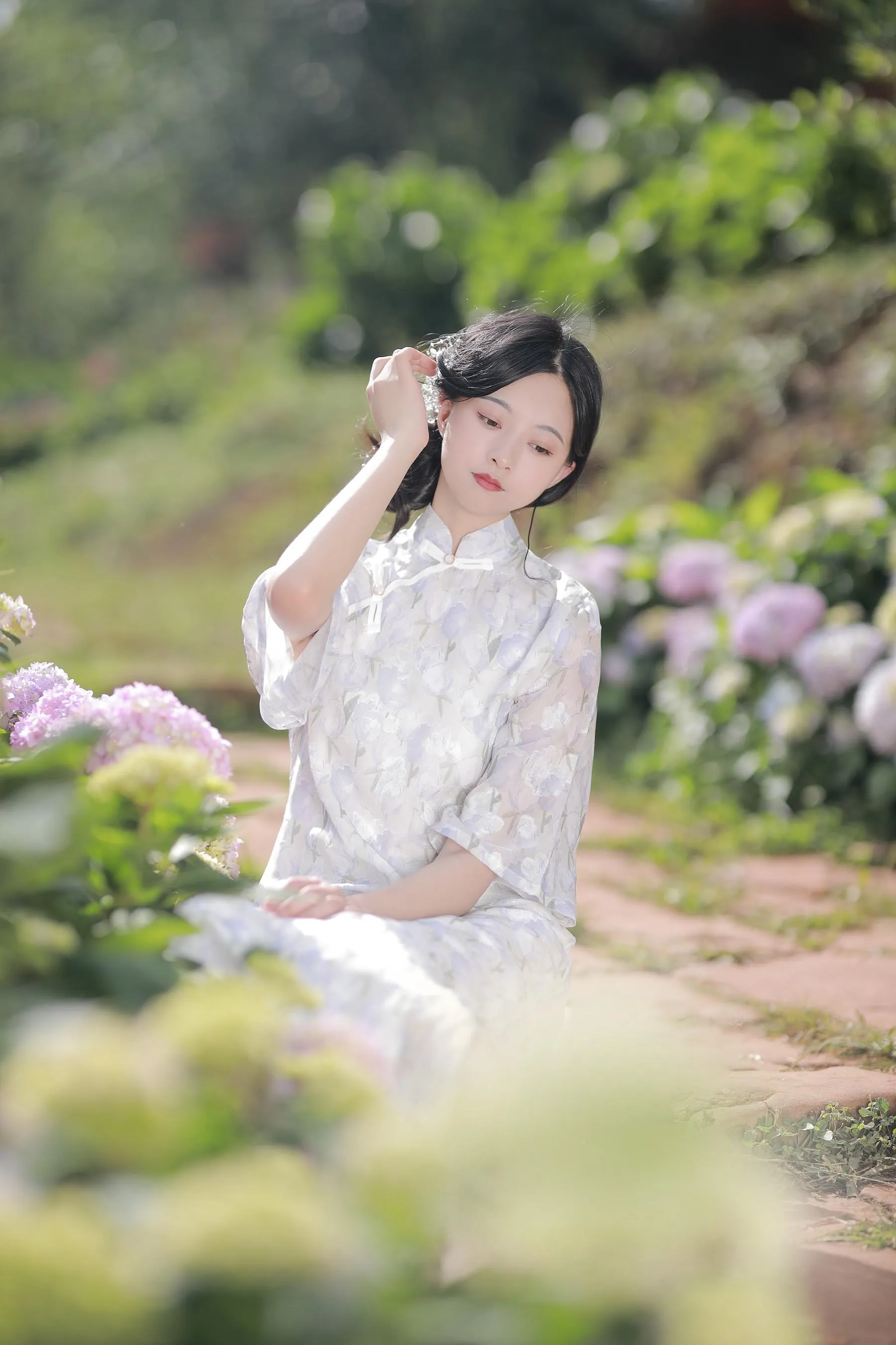 [艺图语] 2022.06.23 见过花开 YunFleur [20P]插图1